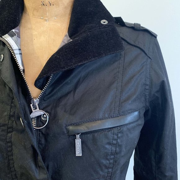 NWT $450 BARBOUR jacket size 0-2 - Picture 3 of 15
